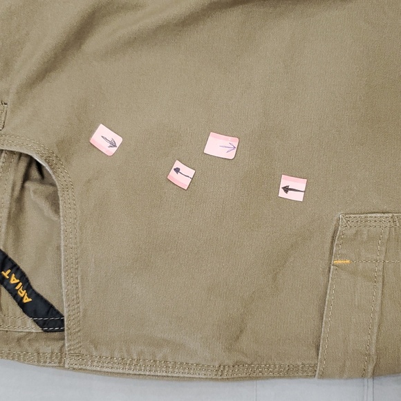 Ariat Rebar M4 pants men's 42 ×30L  field khaki  relaxed straight leg made tough - Picture 10 of 16